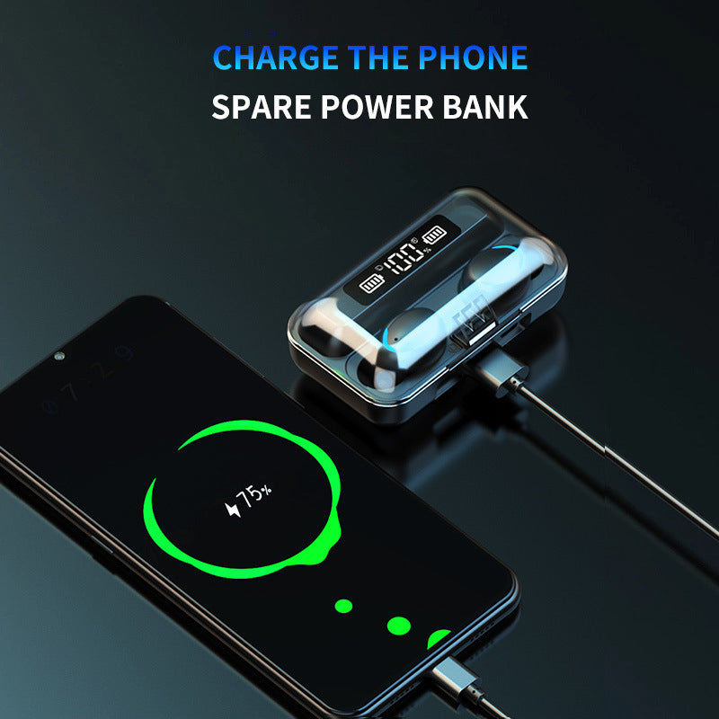 Powerbank-тай утасгүй Bluetooth Чихэвч F9