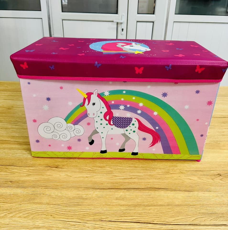 Хүүхэлдэйн киноны зурагтай Хүүхдийн тоглоом хадгалах хайрцаг