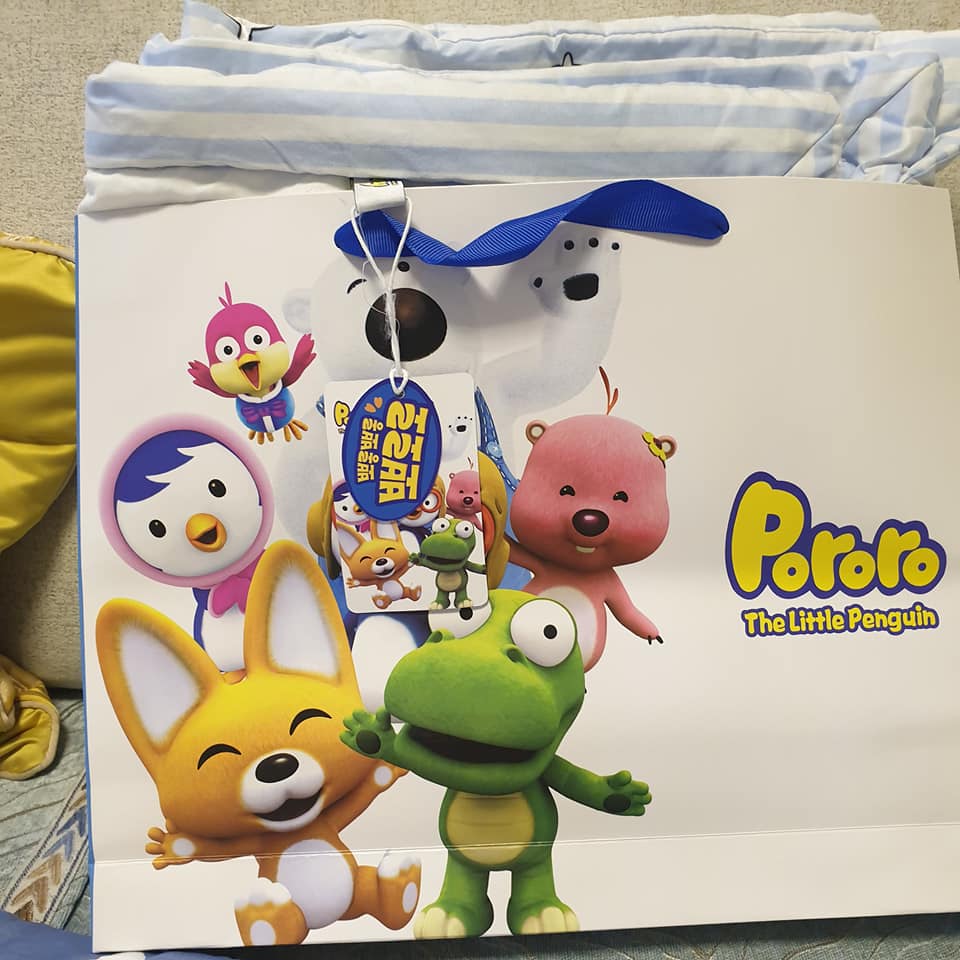 Pororo зурагтай хүүхдийн солонгос зуны хөнжил