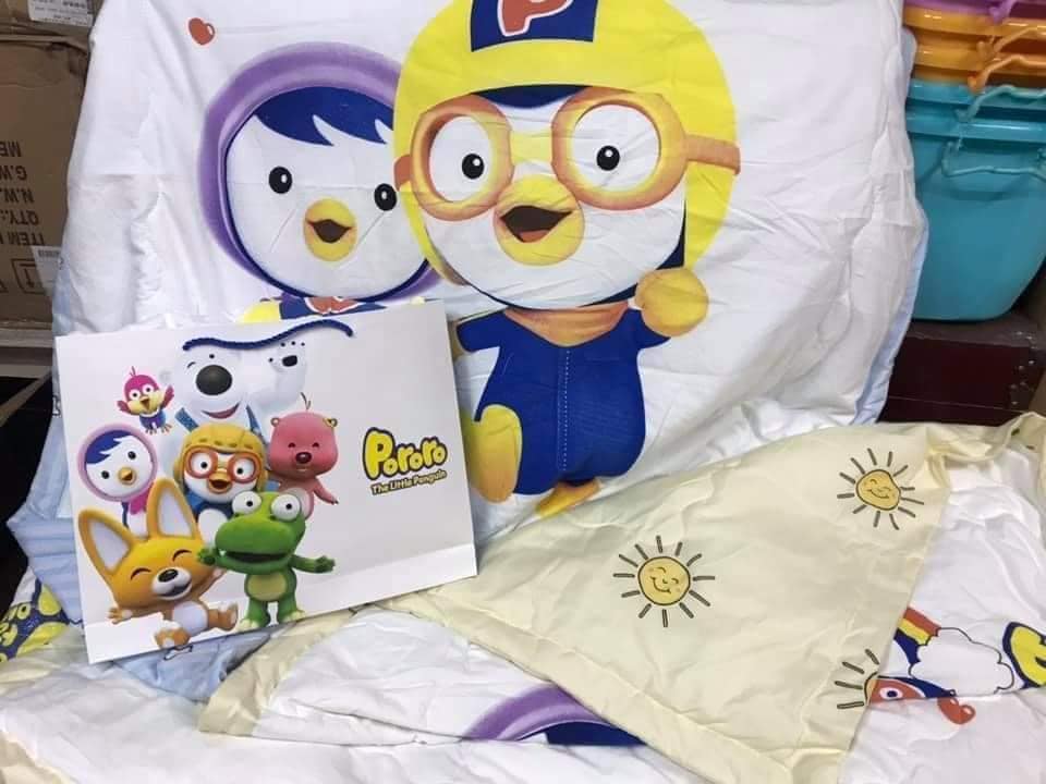 Pororo зурагтай хүүхдийн солонгос зуны хөнжил